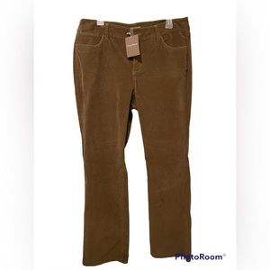 Tommy Bahama Womens North Coast Corduroy Cords Pants Elevated Basic Brown